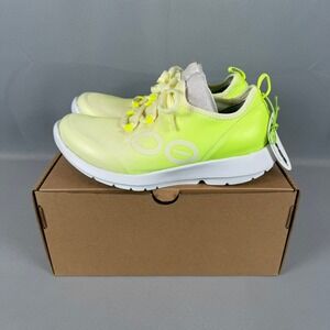 Oofos OOmg Sport LS Recovery Sneakers Womens 5 Mello Yellow Mutare Lace-Up NIB